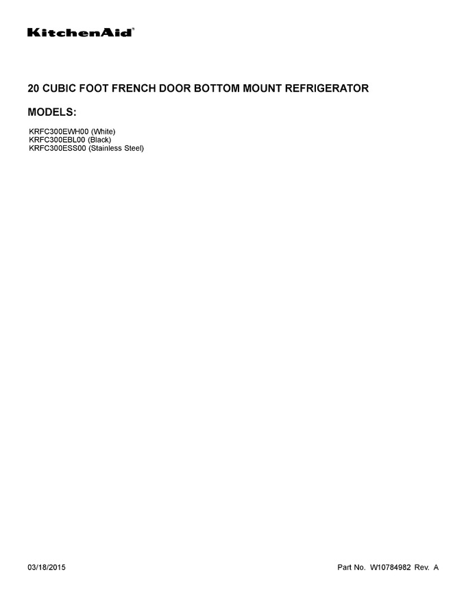 Diagram for KRFC300EBL00