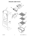 Diagram for 05 - Freezer Liner Parts