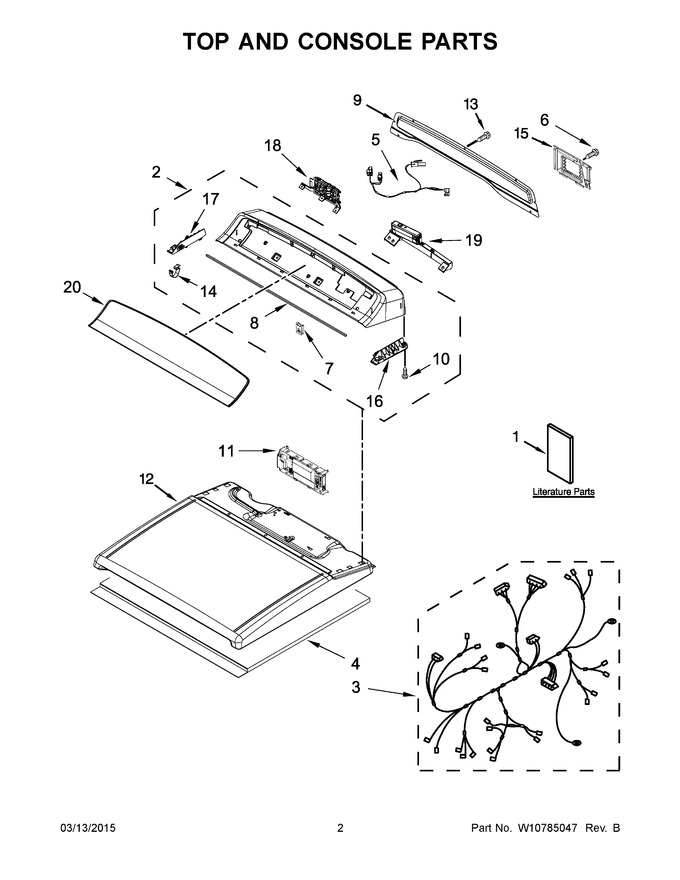 Diagram for WED8700EC0