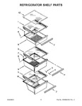 Diagram for 04 - Refrigerator Shelf Parts