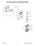 Diagram for 06 - Motor And Ice Container Parts