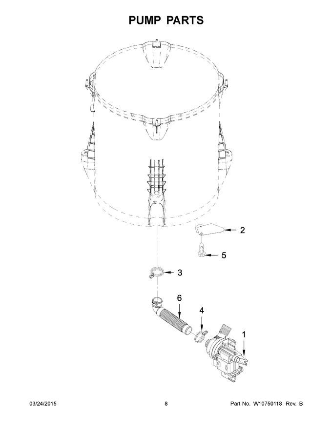 Diagram for WTW8040DW0