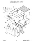 Diagram for 04 - Upper Drawer Parts