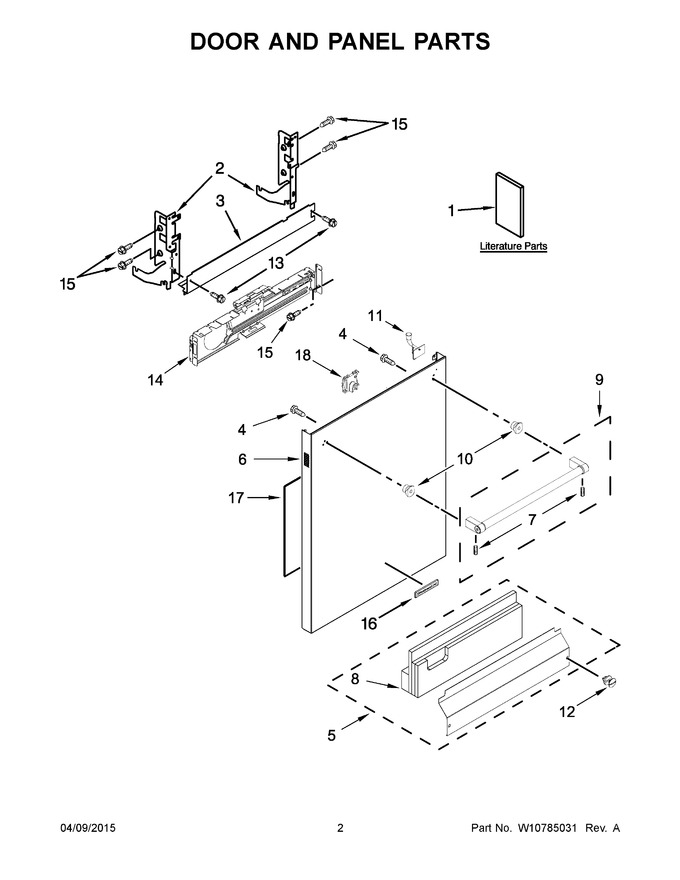 Diagram for KDTE204EWH0