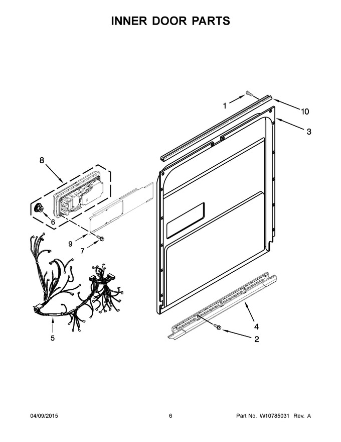 Diagram for KDTE204EWH0