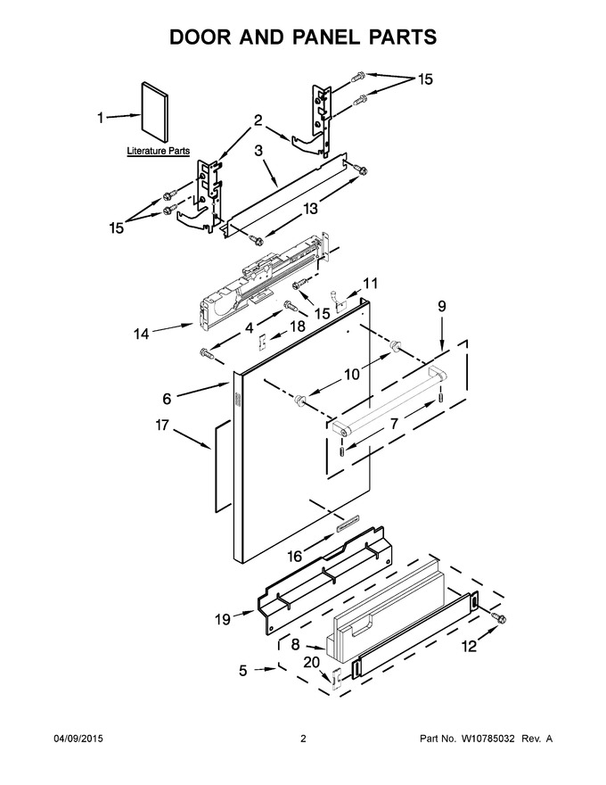 Diagram for KDTE254EBL0