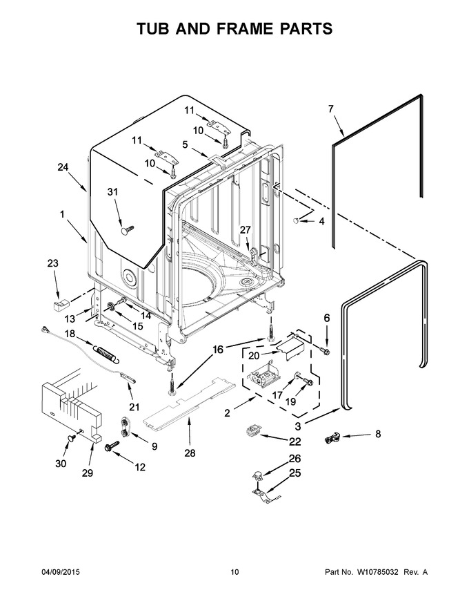 Diagram for KDTE254ESS0