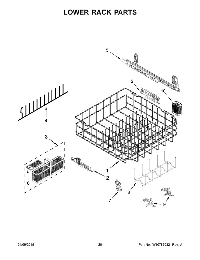 Diagram for KDTE254EWH0