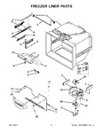 Diagram for 04 - Freezer Liner Parts