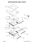 Diagram for 04 - Refrigerator Shelf Parts