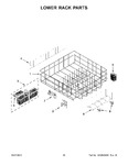 Diagram for 11 - Lower Rack Parts