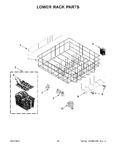 Diagram for 11 - Lower Rack Parts