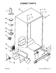 Diagram for 02 - Cabinet Parts