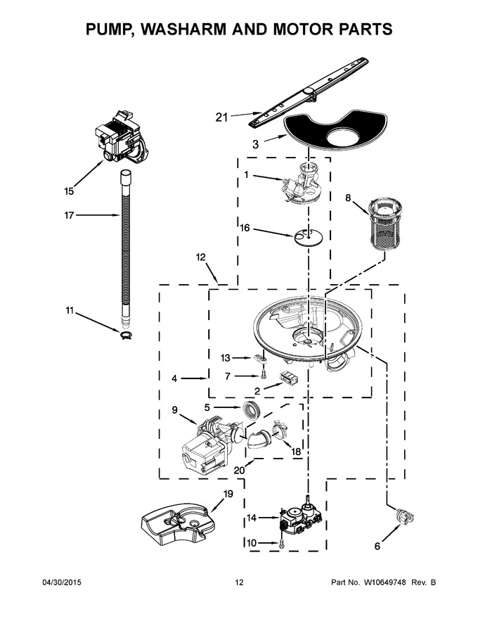 Diagram for WDF750SAYT3