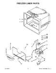 Diagram for 03 - Freezer Liner Parts