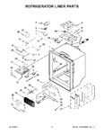 Diagram for 04 - Refrigerator Liner Parts