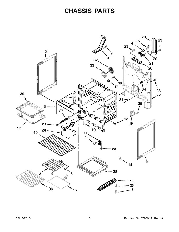 Diagram for WFE540H0EW0