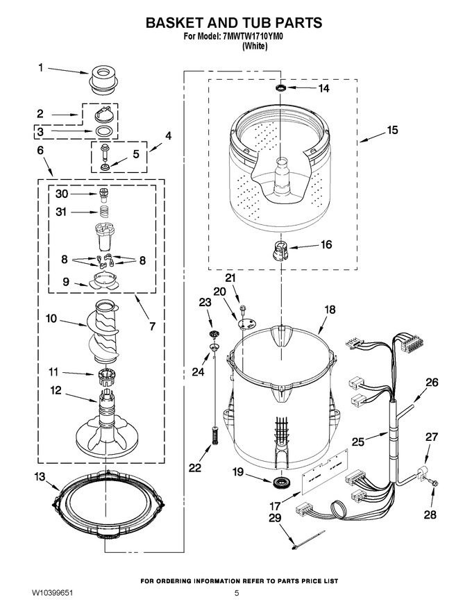 Diagram for 7MWTW1710YM0