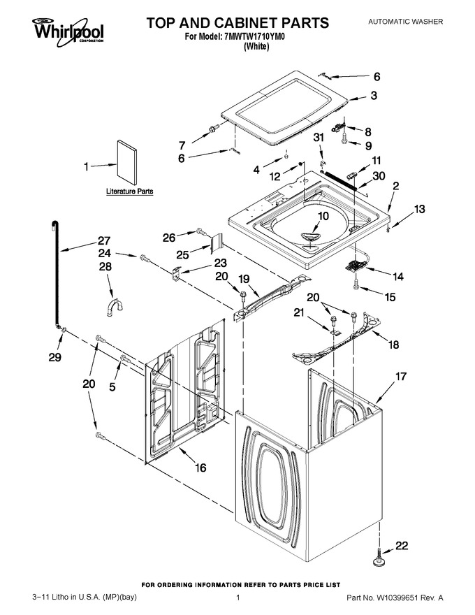 Diagram for 7MWTW1710YM0