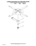 Diagram for 11 - Lower Washarm And Strainer Parts