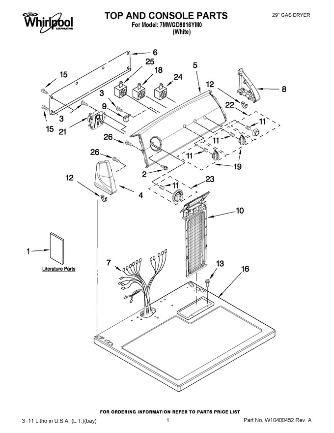 Diagram for 7MWGD9016YM0