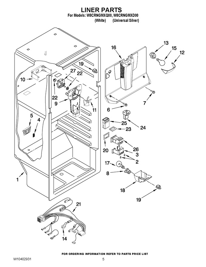 Diagram for W8CRNGMXD00