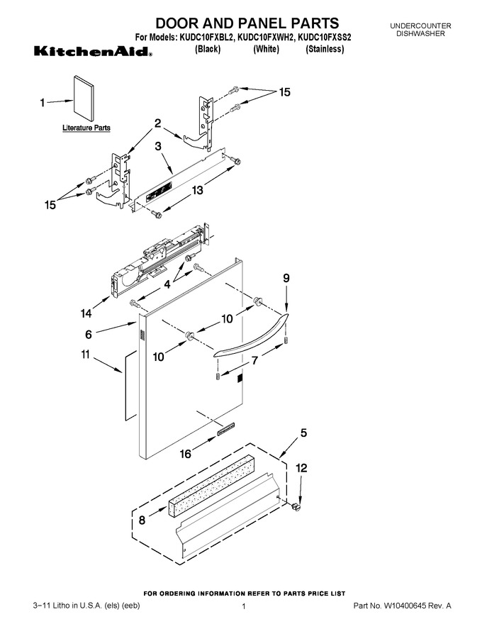 Diagram for KUDC10FXSS2