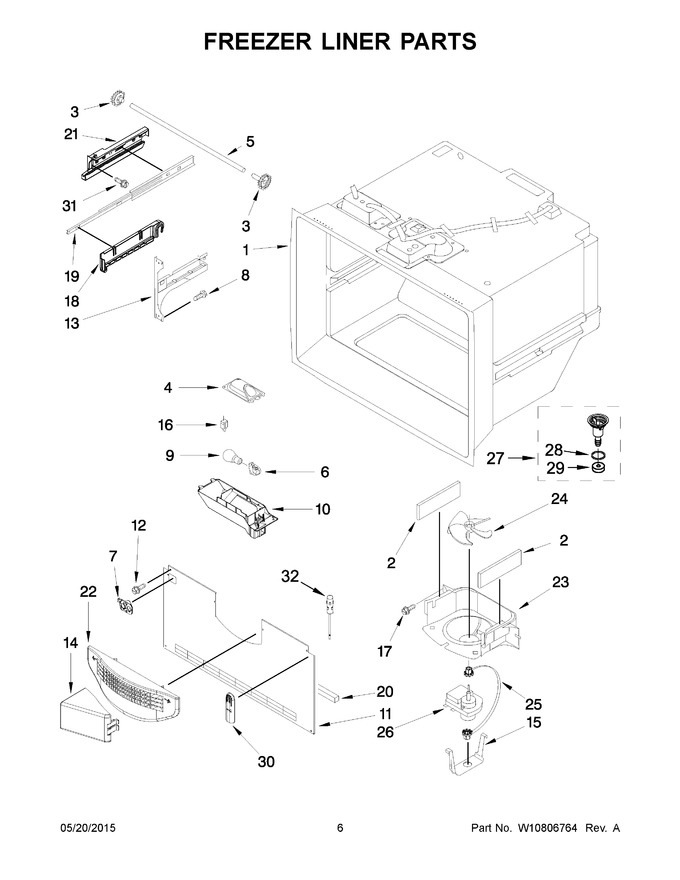 Diagram for KRFC302EWH00