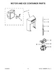 Diagram for 06 - Motor And Ice Container Parts