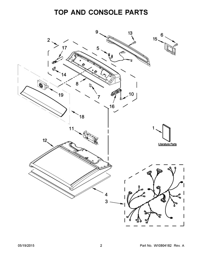 Diagram for YWED8500DW1