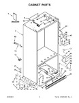 Diagram for 02 - Cabinet Parts