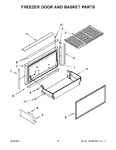 Diagram for 08 - Freezer Door And Basket Parts