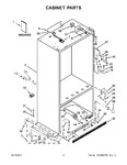 Diagram for 02 - Cabinet Parts