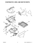 Diagram for 03 - Evaporator, Grid, And Water Parts