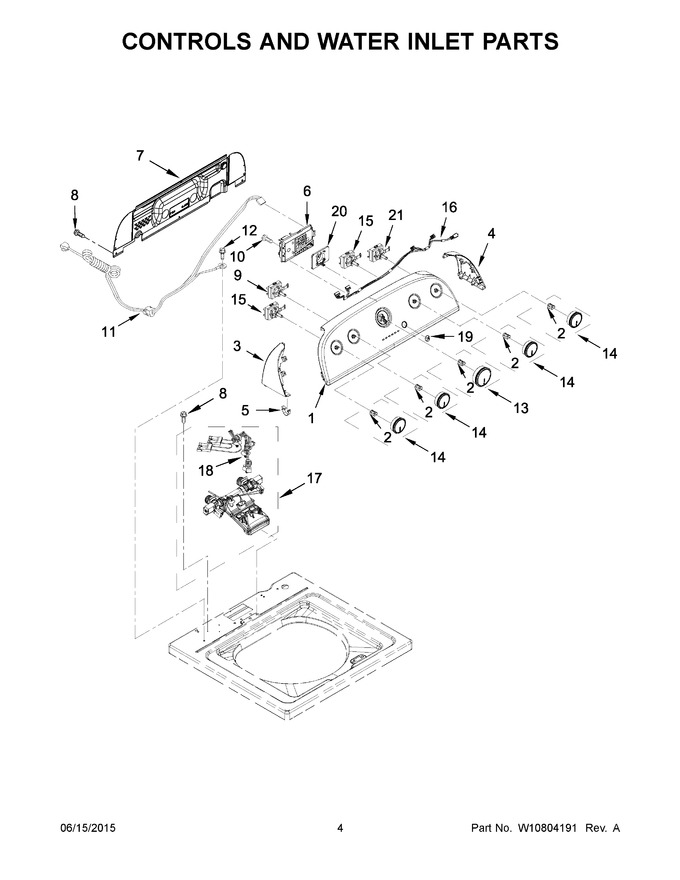 Diagram for WTW4850BW2