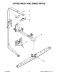 Diagram for 08 - Upper Wash And Rinse Parts