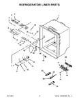 Diagram for 03 - Refrigerator Liner Parts