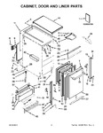 Diagram for 02 - Cabinet, Door And Liner Parts