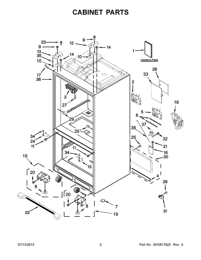 Diagram for WRF736SDAB13