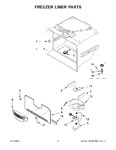 Diagram for 04 - Freezer Liner Parts