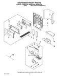 Diagram for 08 - Dispenser Front Parts