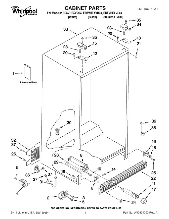 Diagram for ED5VHEXVL03