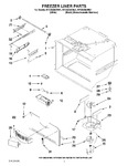 Diagram for 02 - Freezer Liner Parts