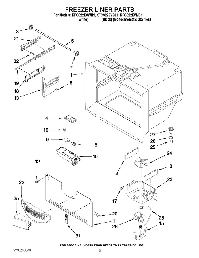 Diagram for KFCS22EVWH1