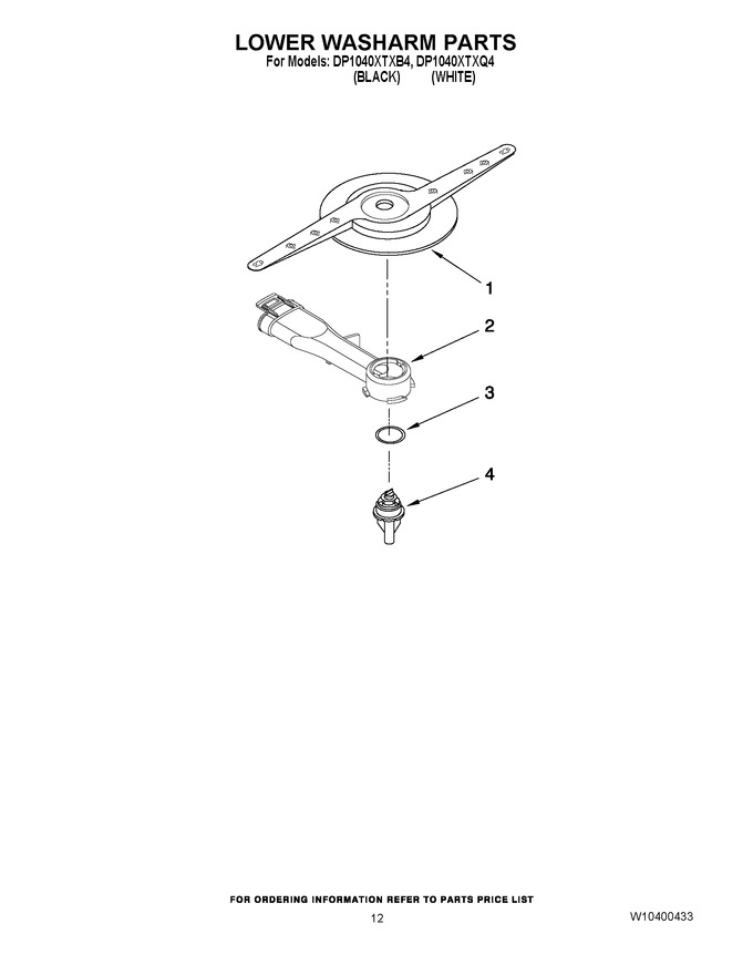 Diagram for DP1040XTXB4