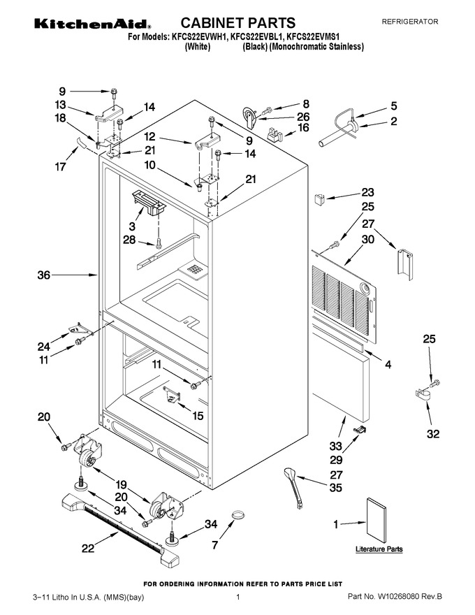 Diagram for KFCS22EVBL1