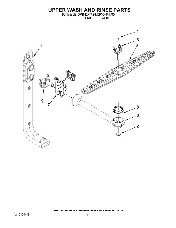 Diagram for DP1040XTXB4