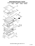 Diagram for 03 - Refrigerator Shelf Parts