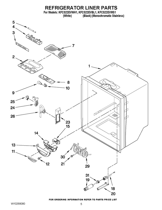 Diagram for KFCS22EVWH1