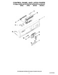 Diagram for 02 - Control Panel And Latch Parts